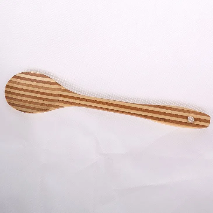 El bambú cuina de bambú cullera sopera i bambú Ricer i bambú de l'espàtula