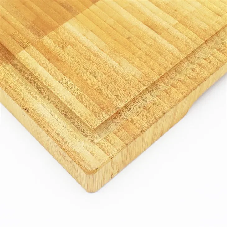 Tall de bambú sòlid de gra final i durador i natural amb dures de suc